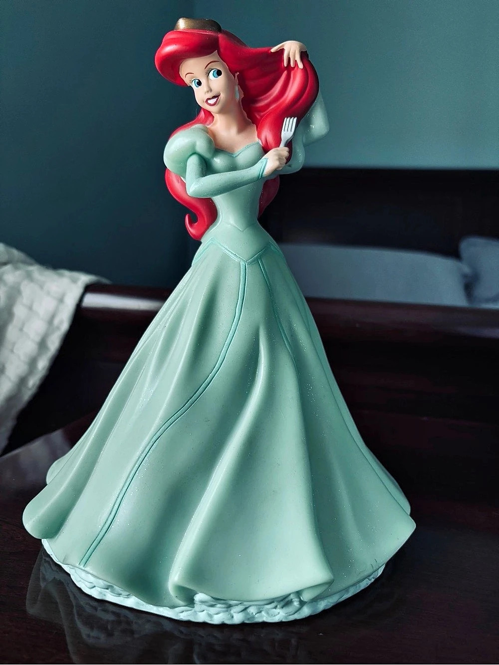 Disney The Little Mermaid Ariel Coin Bank Green & Red